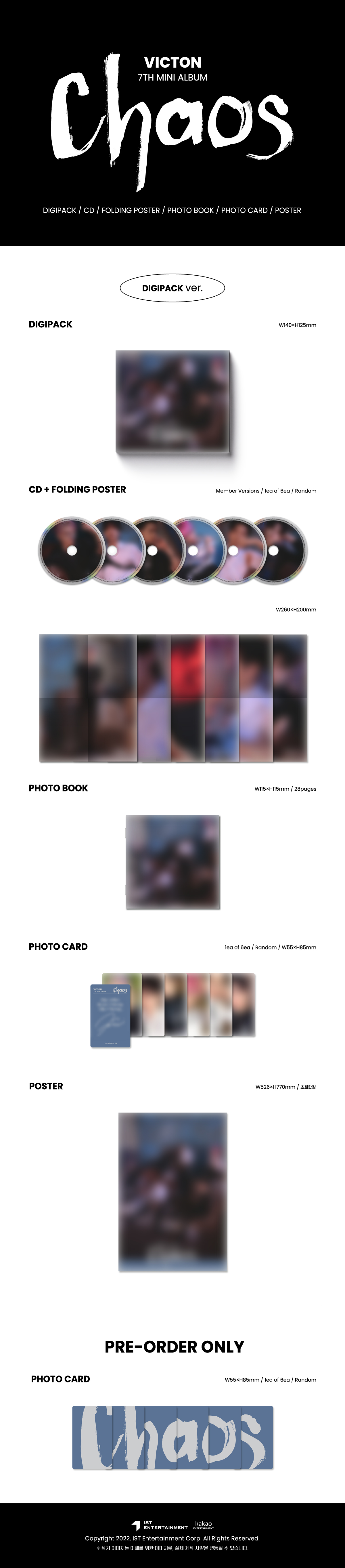ktown4u.com : VICTON - 7th Mini Album [Chaos] (DIGIPACK Ver.)